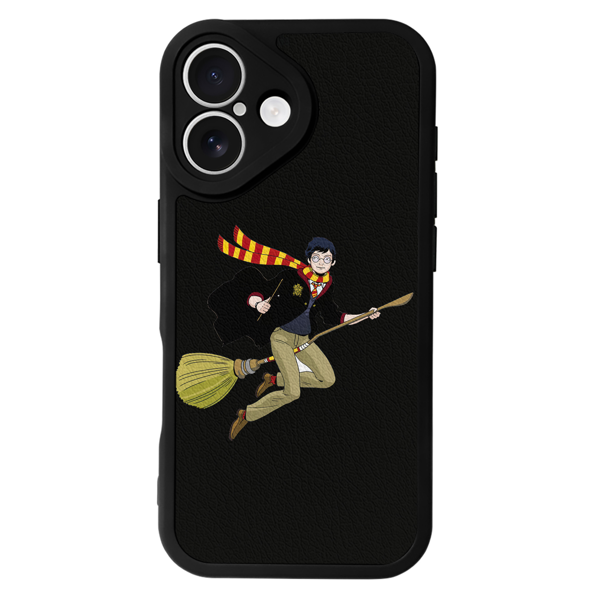 （画像用） Harry Potter ハリー・ポッターシリーズ 【iPhone 16シリーズ対応】シリコンスマホケース（レザー調） 材質：シリコン